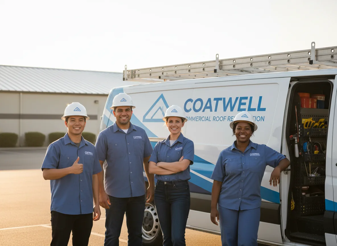 Commercial roof coating company in Ollie, IA